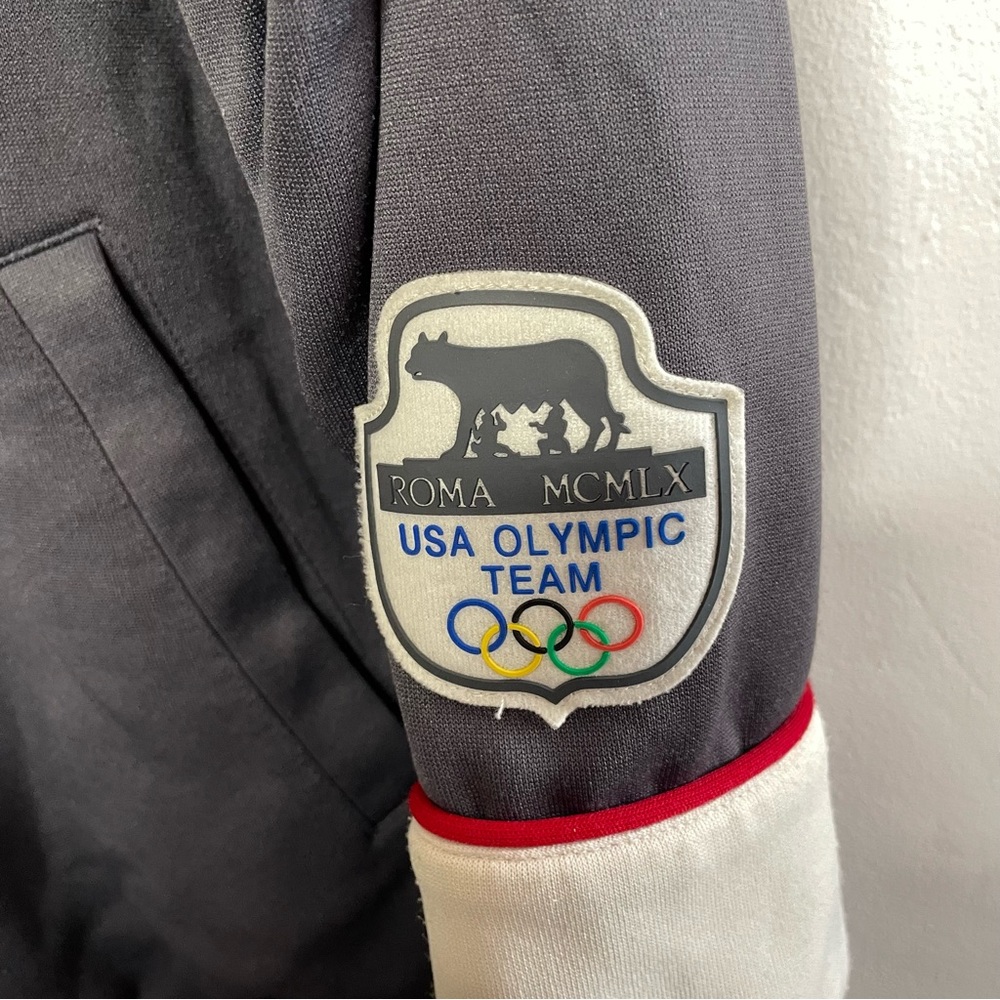 Adidas ROMA MCMLX Team USA Historic Olympics Track Jacket Mens SZ L - Picture 2 of 4
